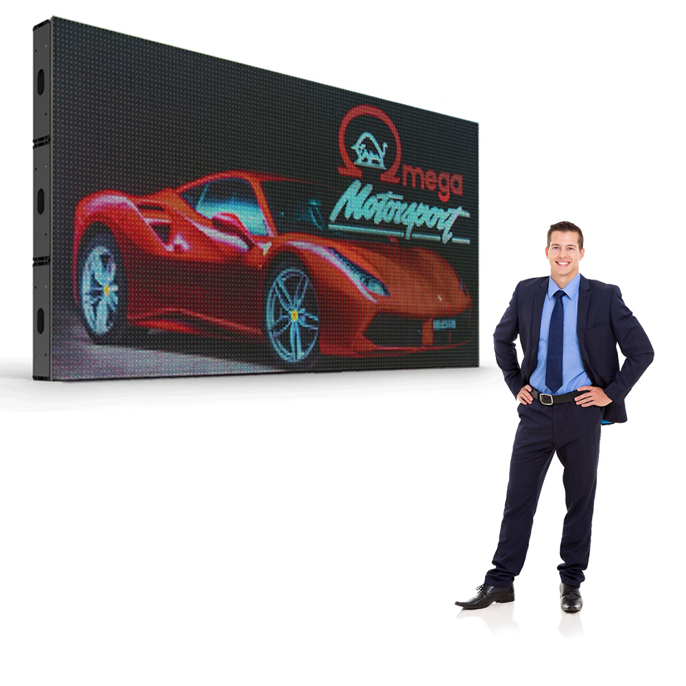 Outdoor LED Digital Sign 12mm 3ft x 6ft EMC - Double Sided