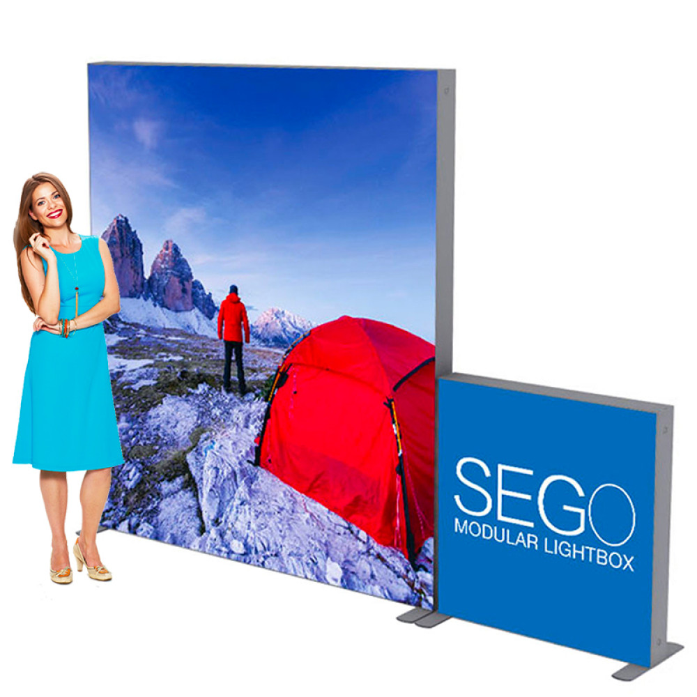 Sego Kit D 10ft wide Backdrop with Full Wall and Half Wall