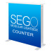Sego Backlit Counter Display 3.5ft x 3.5ft with SEG Graphics