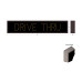Drive Thru Sign with Bright Amber LED Lights 120 Volt, 7x34