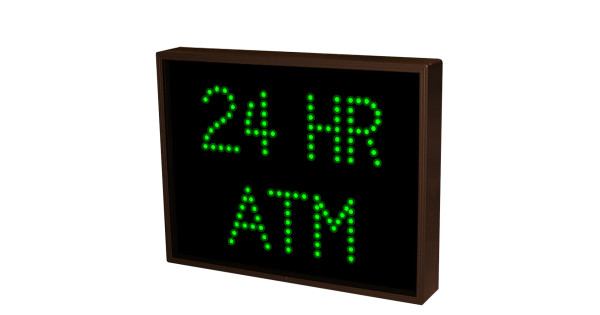 Drive Thru Open 24hr LED Sign (High Impact, Energy Efficient) - 1