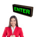 LED ENTER Sign with Bright Lights 120-277 VAC, 7x18 