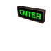 LED ENTER Sign with Bright Lights 120-277 VAC, 7x18 