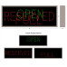 OPEN | FULL | RESERVED Parking Sign 120-277 VAC, 10x26