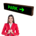 PARK with Up Arrow Sign Backlit PHX Display 120-277 VAC, 7x34 