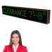 Lighted CLEARANCE 7ft-8in Warning Sign 120-277 VAC, 7x42  