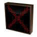 Right Arrow and  X LED Traffic Control Sign 120-277 VAC, 10x10 
