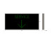 Service with Down Arrow LED Sign 120-277 VAC, 20x42