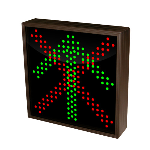 Up Arrow and X Sign with Triple LED Lights 12-24 VDC, 10x10
