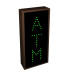 ATM LED Sign with a Vertical Cabinet 120 Volt, 7x18 