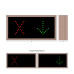 X and Down Arrow Traffic Signal 120-277 VAC, 7x18 