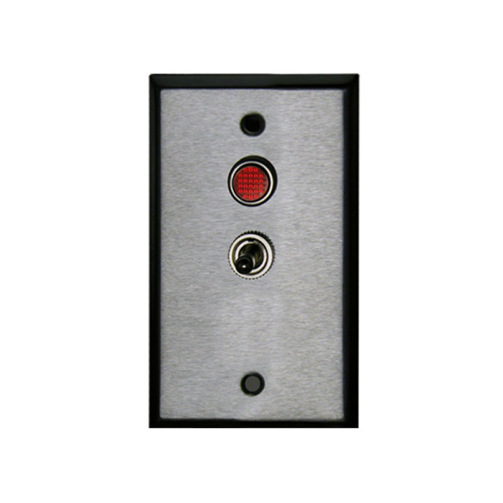 Single Gang Toggle Controller Switch, 2 position On-Off SPST Red LED