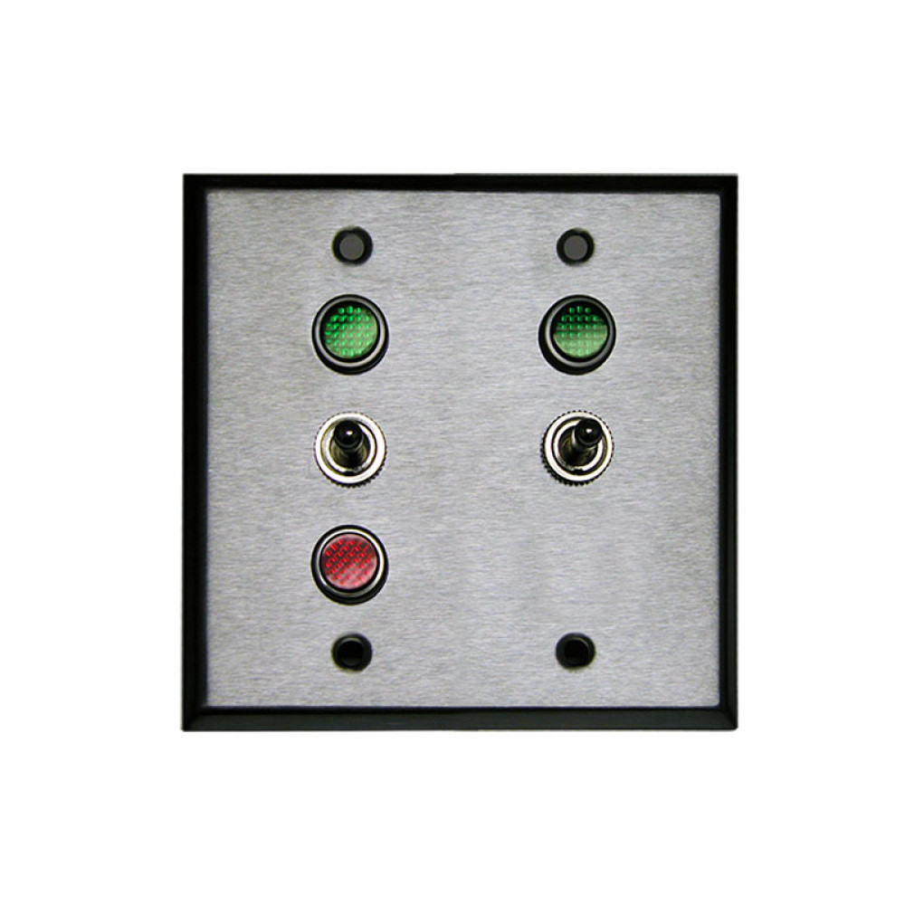 Double Gang Controller, 2 and 3 position 1-SPDT 1-SPST Toggle Switch