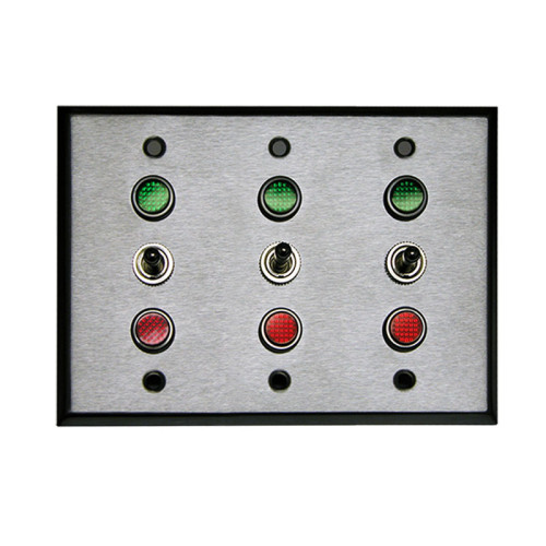 Triple Gang Controller, 3 position Toggle Switch SPDT On Off On 