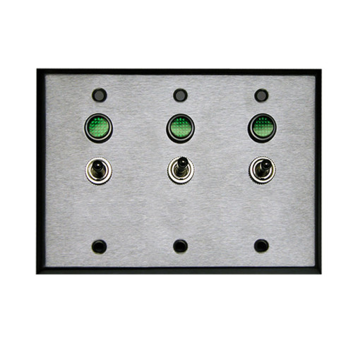 Triple Gang Controller, 2 position On Off Toggle Switch SPST 
