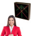 Up Arrow LED Sign with a Red X 120-277 VAC, 12x12
