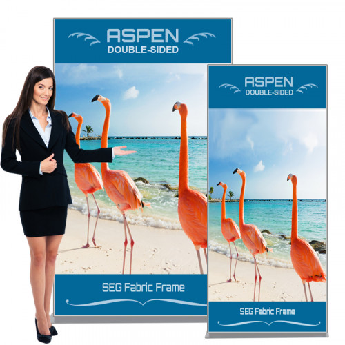 Aspen SEG Fabric Frame with Double Sided Graphics, 40D