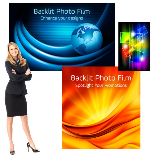 Lightbox Posters Printed on Backlit Film, Photo Quality Indoor