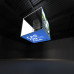 Casonara Blimp 8ft Hanging Lightbox Cube with Graphics, 240L