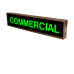 COMMERCIAL Backlit Led Sign with Green Lights, 120-277 VAC, 7x34
