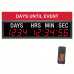 Digital Timer Display Counts up or Down DDDD HH:MM SS  24x6