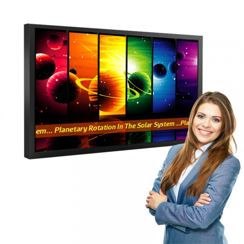 Digital Signage Player 43 inch LCD Display with Media Player, Wall Unit 