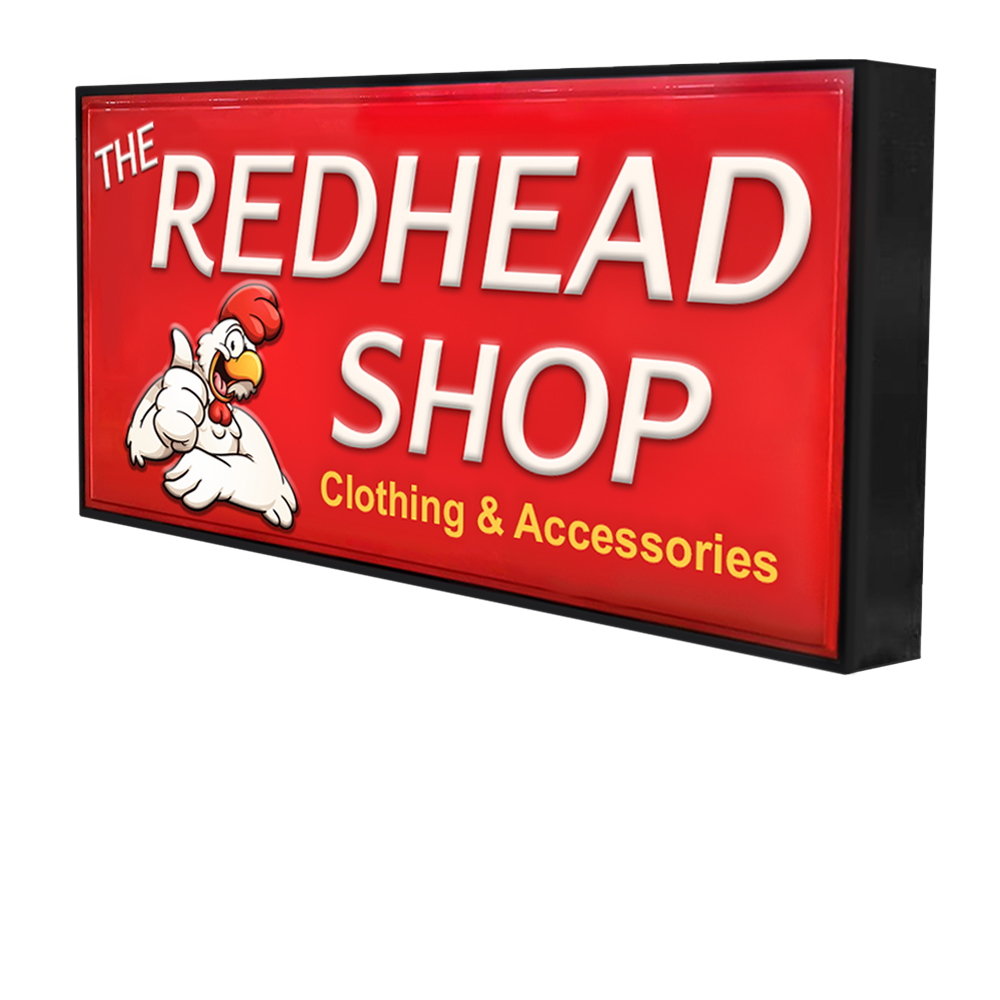 Details about   One-sided LED Light Box Custom Shop Sign ALL SIZES Available