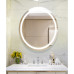 Eternity Lighted Mirror with Light Bands and Round Corners