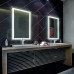 Integrity LED Lighted Mirror with Frosted LED Lit Bands