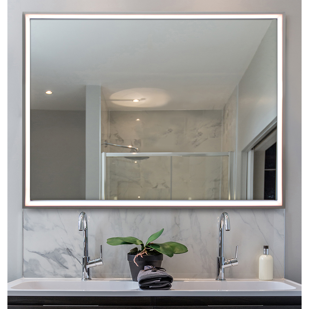 Radiance LED Lighted Mirror with Inward Facing Lights