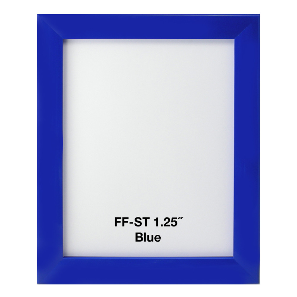 Snap Frame 24x36 Inch Poster Size, 1.25 Inch Silver Color Aluminum Profile,  Mitered Corner 