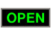 Outdoor OPEN LED Traffic Control Sign 120-277 VAC, 7x18