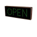 Outdoor LED Open and Closed Sign 120-277 VAC, 9x26  