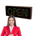 Outdoor LED Open and Closed Sign 120-277 VAC, 9x26  