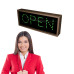 Outdoor OPEN Sign Directional Systems 120-277 VAC, 7x18 