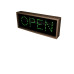 Outdoor OPEN and CLOSED Sign Low Voltage 12-24 VDC, 7x18
