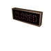 Outdoor LED Open / Closed Sign 120-277 VAC, 7x18  