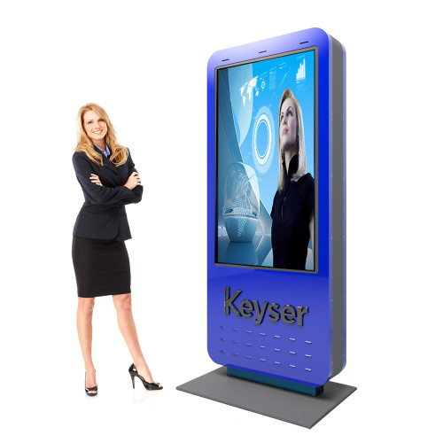 Outdoor Digital Kiosk 55 inch LCD Screen and Media Player