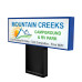 Outdoor Light Box Sign 3ft x 8ft Double Sided with Pan Faces