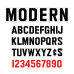 Pronto MODERN Letters and Numbers - Marquee Changeable Copy 