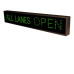 ALL LANES OPEN and CLOSED Sign with Bright LED Lights 120 Volt, 7x42