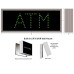LED ATM Sign with Bright Green Lighting 120 Volt, 7x18