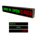 Drive IN OPEN CLOSED LED Backlit Sign with Bold Letters 120 Volt, 7x42