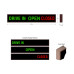 Drive IN OPEN CLOSED LED Backlit Sign with Bold Letters 120 Volt, 7x42
