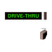 Drive Thru Backlit Sign with LED Block Letters 120 Volt, 7x34