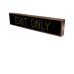 EXIT ONLY Sign with Amber Lights 120-277 VAC, 7x34  