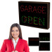 GARAGE, OPEN, FULL Parking Lot Sign 120-277 VAC, 14x18