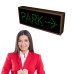 LED Parking Lot Sign PARK with an Arrow 120-277 VAC, 7x18  