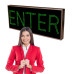 ENTER Parking Sign with Double LED Lights 120-277 VAC, 14x34