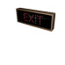 LED EXIT Sign with Bright Red Lights 120-277 VAC, 7x18 